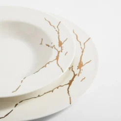 Serwisy Obiadowe|Prima Cucina Komplet obiadowy glamour MARBRE 18 el.