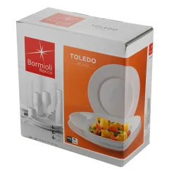 Serwisy Obiadowe|Bormioli Komplet obiadowy Toledo, 18 elementów