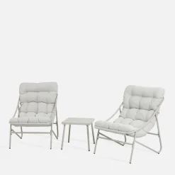 inny Komplet ogrodowy beżowy LEVTI