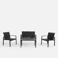 inny Komplet ogrodowy sofa, 2 fotele i stolik STIKKI