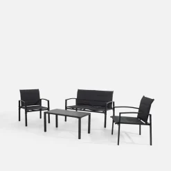 inny Komplet ogrodowy sofa, 2 fotele i stolik STIKKI