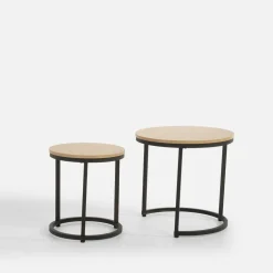 Stoliki Kawowe|inny Komplet okrągłych stolików LYVENCE
