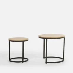 Stoliki Kawowe|inny Komplet okrągłych stolików LYVENCE