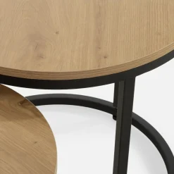 Stoliki Kawowe|inny Komplet okrągłych stolików LYVENCE