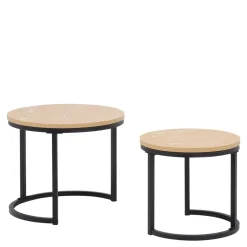 Komplet okrągłych stolików NOLIVA