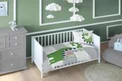 Pościel Dla Dzieci|Pościele| Komplet pościeli bambusowej, dinozaur 100x135 cm