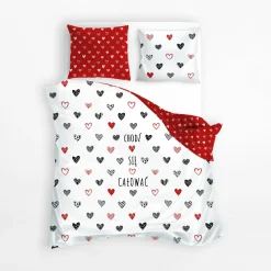 Faro Komplet pościeli bawełnianej SPOKO SPANKO pocałunki 140x200 cm