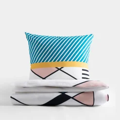 Komplet pościeli bawełnianej w trójkąty CENIT 160x200 cm