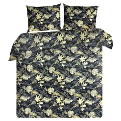 Komplet pościeli bawełnianej ZŁOTE LIŚCIE 160x200 cm