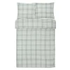 Pościele|Estetica Komplet pościeli w kratę jasnoszary GRID 160x200 cm