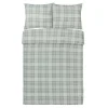 Estetica Komplet pościeli w kratę szary GRID 200x220 cm
