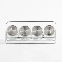 Młynki I Przyprawniki|inny Komplet pojemników na przyprawy 4x180 ml