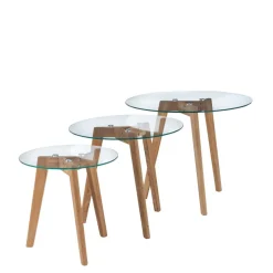 Stoliki Kawowe| Komplet stolików GARRY TRESET JX-G02