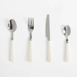 Sztućce|inny Komplet sztućców kremowy LORTIS 24 el.