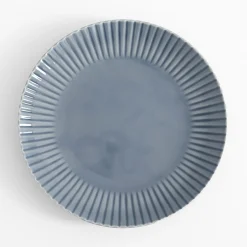 Serwisy Obiadowe|Lubiana Komplet talerzy szaro-niebieski DAISY SEASIDE 18 el.