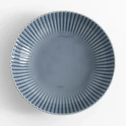 Serwisy Obiadowe|Lubiana Komplet talerzy szaro-niebieski DAISY SEASIDE 18 el.