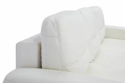 Impresti Komplet wypoczynkowy skórzany YUKA nóżki orzech