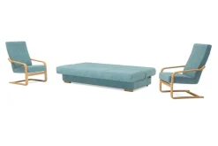 Komplet wypoczynkowy turkusowy BAKU