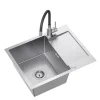 inny Komplet zlewozmywak QUADRON inox AVENIR SHORT 60x48 cm z baterią
