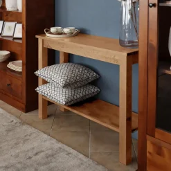 Toaletki I Konsole|inny Konsola z litego drewna PAOLA brzoza naturalna