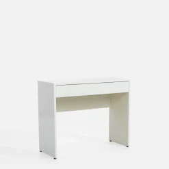 Toaletki I Konsole|inny Konsola z szufladą ESPRESSO biały połysk