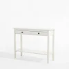 Konsola z szufladami biała SABINO