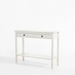 Konsola z szufladami biała SABINO