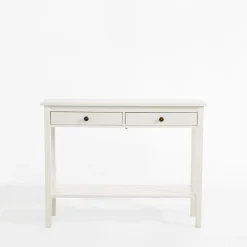 Konsola z szufladami biała SABINO