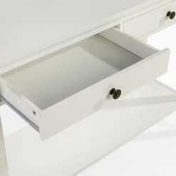 Konsola z szufladami biała SABINO