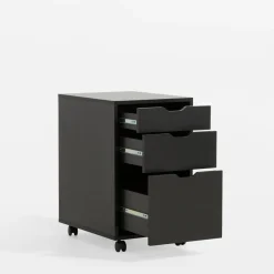 inny Kontenerek na kółkach LYRICE, kolor czarny