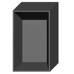 Korpusy|Qubik Korpus nadstawny 60x98,5 grafitowy
