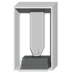 Korpusy|Qubik Korpus 60x98,5 biały z okapem ERA C IX/A/52