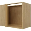 Qubik Korpus stojący narożny 100x77 dębowy