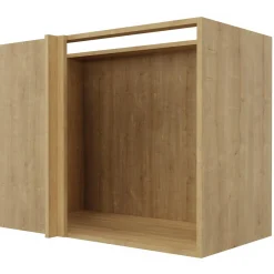 Qubik Korpus stojący narożny 100x77 dębowy