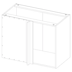 Qubik Korpus stojący narożny 100x77 biały typ 2