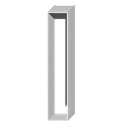 Qubik Korpus słupek 40x214,6 biały