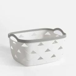 inny Kosz do przechowywania biały 30x23,2x16,8 cm