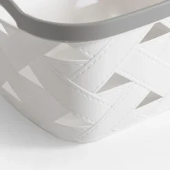 inny Kosz do przechowywania biały 30x23,2x16,8 cm