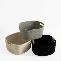 Kosz do przechowywania biały 32x28x15 cm