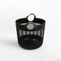 inny Kosz do przechowywania czarny 18x18x16,5 cm