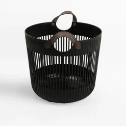 Pudełka I Pojemniki Do Przechowywania|Koszyki Dekoracyjne|inny Kosz do przechowywania czarny 41x41x38 cm