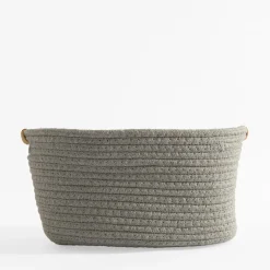 Kosz do przechowywania szary 32x28x15 cm