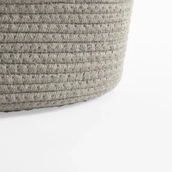 Kosz do przechowywania szary 32x28x15 cm