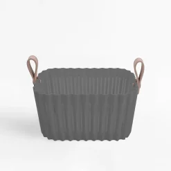 inny Kosz do przechowywania szary 29x18x14,5 cm