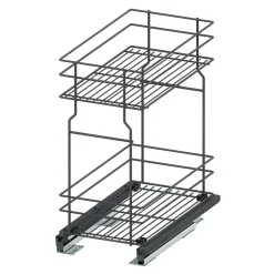 Systemy Cargo| Kosz dolny cargo mini do kuchni metal grafit 30/2 (10/MPZ) INSIDE