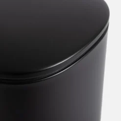 inny Kosz na śmieci z pedałem czarny mat 5 l