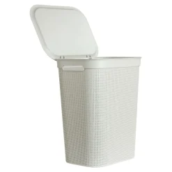 Kosze Na Pranie|Kosze Na Pranie|ROTHO Kosz na pranie biały BRISEN 50 l