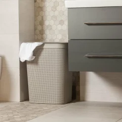 Kosze Na Pranie|Kosze Na Pranie|ROTHO Kosz na pranie biały BRISEN 50 l