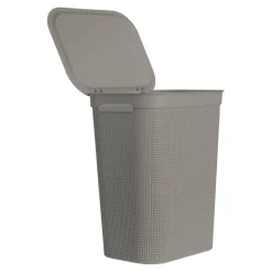 Kosze Na Pranie|Kosze Na Pranie|ROTHO Kosz na pranie szarobrązowy BRISEN 50 l
