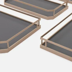 VORTUNG Kosze do cargo narożnego, champagne gold